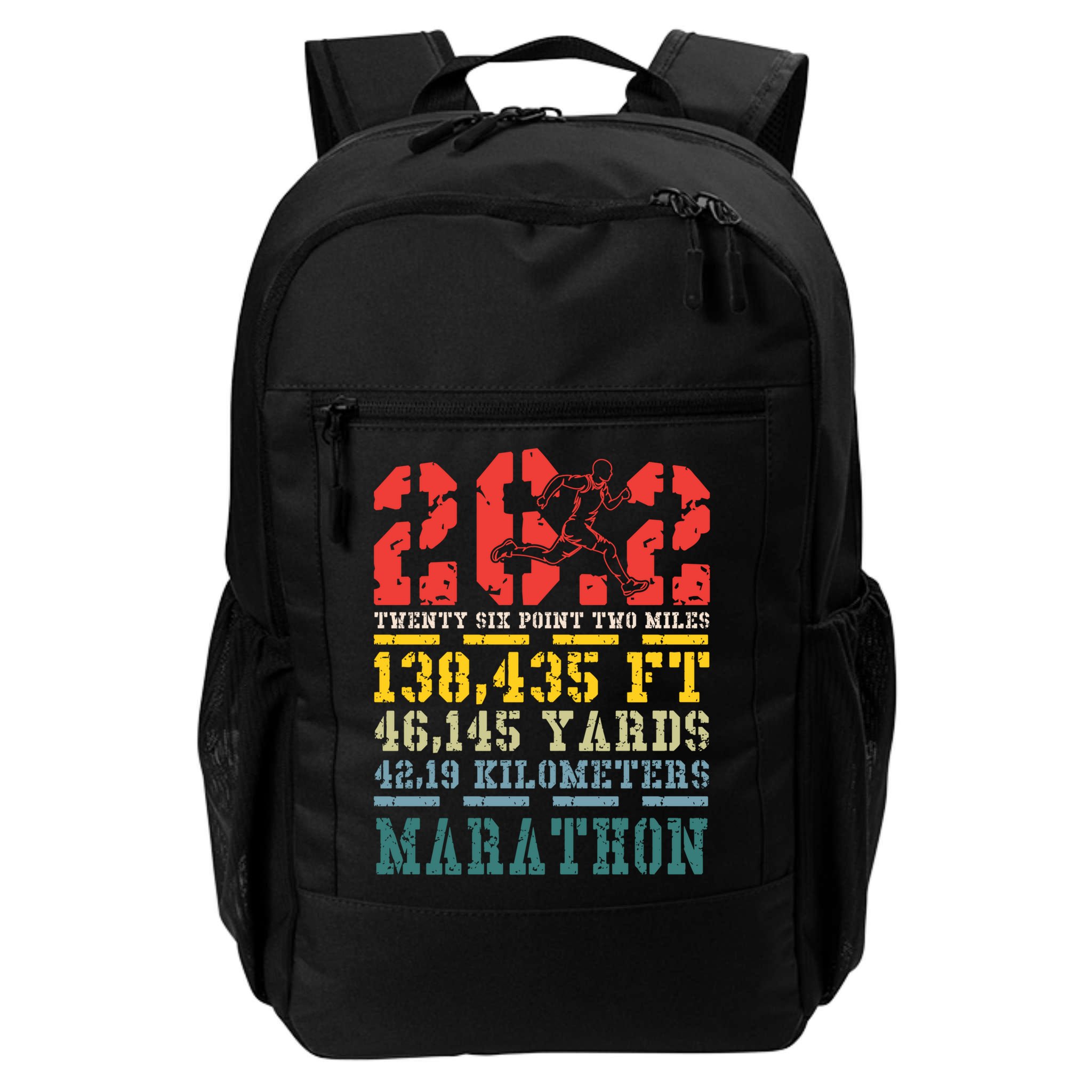 Marathoner 26 2 Math Miles Marathon Running Runner Gift Backpack