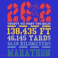 Marathoner 26 2 Math Miles Marathon Running Runner Gift Apron