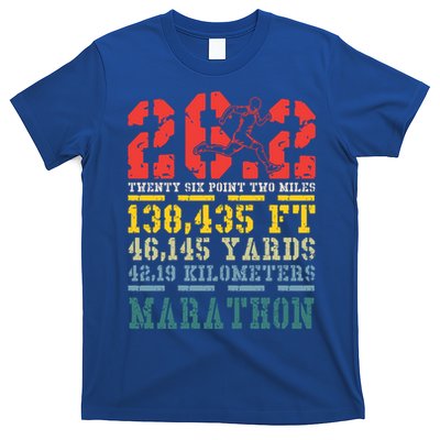 Marathoner 26 2 Math Miles Marathon Running Runner Gift T-Shirt
