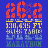 Marathoner 26 2 Math Miles Marathon Running Runner Gift Zip Tote Bag