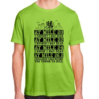 Marathoner 26 2 Miles Marathon Running Runner Great Gift Adult ChromaSoft Performance T-Shirt