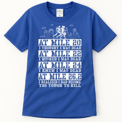 Marathoner 26 2 Miles Marathon Running Runner Great Gift Tall T-Shirt