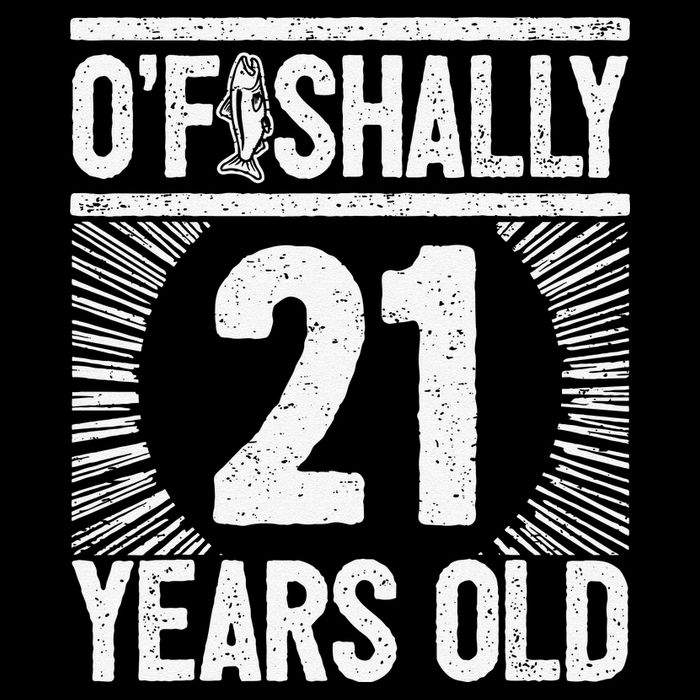 Milestone 21st Birthday 21 Years Old Angler 16 in Basic Backpack