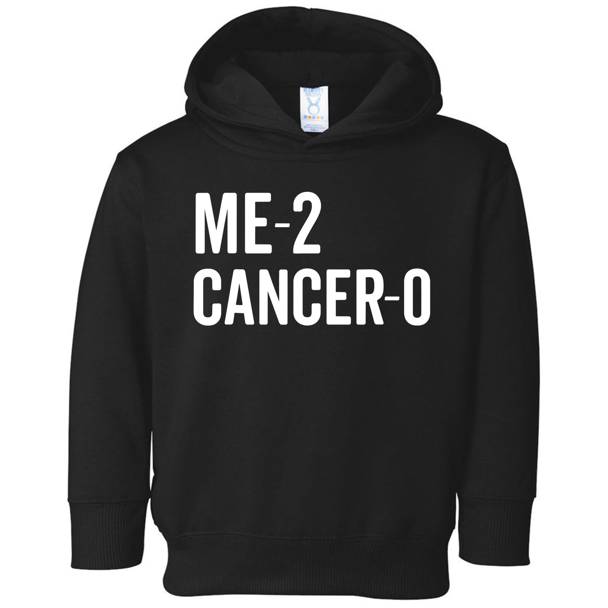 Me 2 Cancer 0 I Beat Cancer Twice Brave Survivor Cute Toddler Hoodie