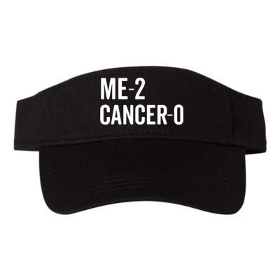 Me 2 Cancer 0 I Beat Cancer Twice Brave Survivor Cute Visor