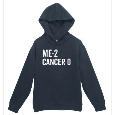 Me 2 Cancer 0 I Beat Cancer Twice Brave Survivor Cute Urban Pullover Hoodie