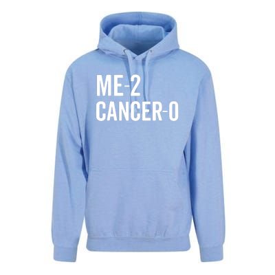 Me 2 Cancer 0 I Beat Cancer Twice Brave Survivor Cute Unisex Surf Hoodie