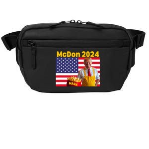 Mcdon 2024 Donald Trump Election Cookie Fries Fast Food Crossbody Pack