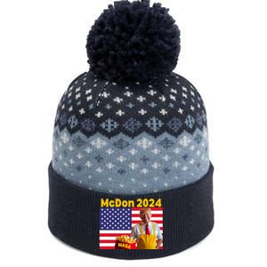 Mcdon 2024 Donald Trump Election Cookie Fries Fast Food The Baniff Cuffed Pom Beanie