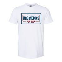 Maganomics For 2024 Donald Trump 2024 Softstyle CVC T-Shirt