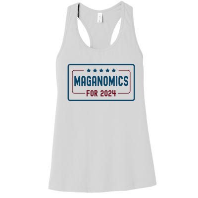 Maganomics For 2024 Donald Trump 2024 Women's Racerback Tank