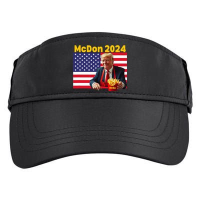 Mcdon 2024 Donald Trump French Fry Cooking Fries Adult Drive Performance Visor