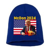 Mcdon 2024 Donald Trump French Fry Cooking Fries Short Acrylic Beanie