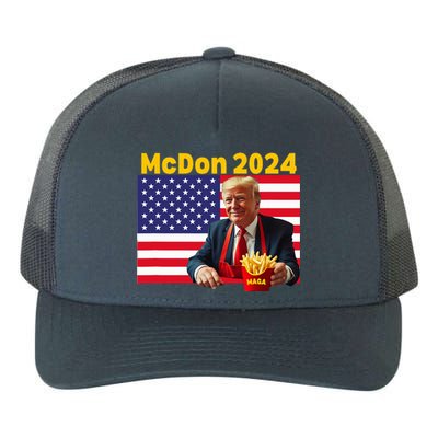 Mcdon 2024 Donald Trump French Fry Cooking Fries Yupoong Adult 5-Panel Trucker Hat