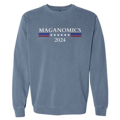 Maganomics 2024 Donald Trump 2024 Garment-Dyed Sweatshirt