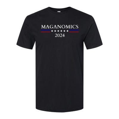 Maganomics 2024 Donald Trump 2024 Softstyle CVC T-Shirt