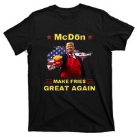 Mcdon 2024 Donald Trump French Fry Cooking Friesff T-Shirt