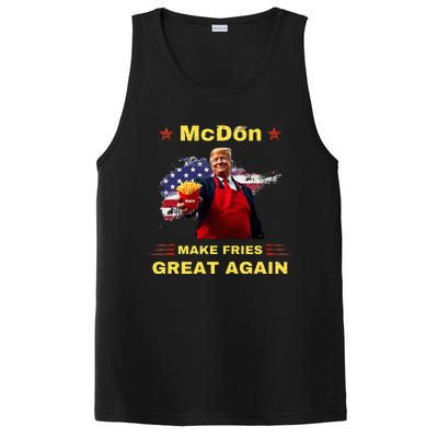 Mcdon 2024 Donald Trump French Fry Cooking Friesff PosiCharge Competitor Tank