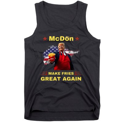 Mcdon 2024 Donald Trump French Fry Cooking Friesff Tank Top