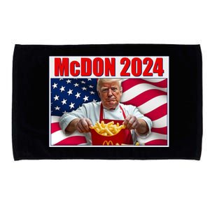 Mcdon 2024 Donald Trump Fast Food Fries Microfiber Hand Towel