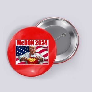 Mcdon 2024 Donald Trump Fast Food Fries Button