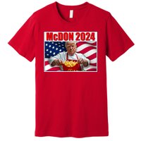 Mcdon 2024 Donald Trump Fast Food Fries Premium T-Shirt