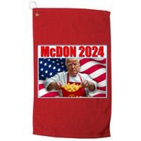 Mcdon 2024 Donald Trump Fast Food Fries Platinum Collection Golf Towel