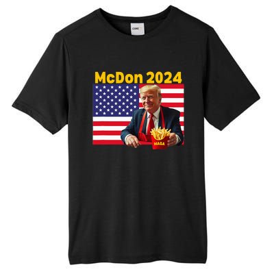 Mcdon 2024 Donald Trump French Fry Cooking Fries Tall Fusion ChromaSoft Performance T-Shirt