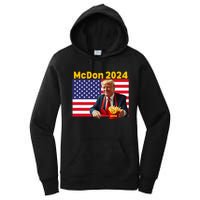 Mcdon 2024 Donald Trump French Fry Cooking Fries Women's Pullover Hoodie