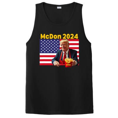 Mcdon 2024 Donald Trump French Fry Cooking Fries PosiCharge Competitor Tank