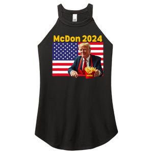 Mcdon 2024 Donald Trump French Fry Cooking Fries Women's Perfect Tri Rocker Tank