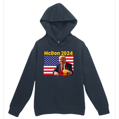 Mcdon 2024 Donald Trump French Fry Cooking Fries Urban Pullover Hoodie