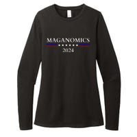 Maganomics 2024 Donald Trump 2024 Womens CVC Long Sleeve Shirt