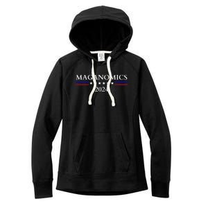 Maganomics 2024 Donald Trump 2024 Women's Fleece Hoodie