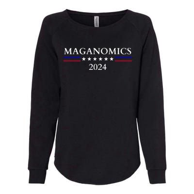 Maganomics 2024 Donald Trump 2024 Womens California Wash Sweatshirt