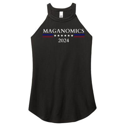 Maganomics 2024 Donald Trump 2024 Women’s Perfect Tri Rocker Tank