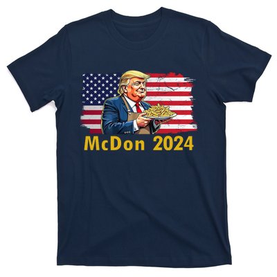 Mcdon 2024 Donald Trump Fast Food French Fries T-Shirt