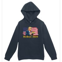 Mcdon 2024 Donald Trump Fast Food French Fries Urban Pullover Hoodie