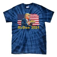 Mcdon 2024 Donald Trump Fast Food French Fries Tie-Dye T-Shirt