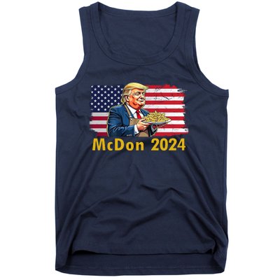 Mcdon 2024 Donald Trump Fast Food French Fries Tank Top