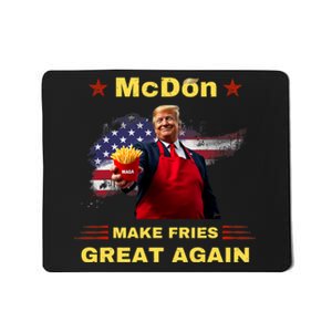 Mcdon 2024 Funny Donald Trump French Fry Cooking Friesff Mousepad