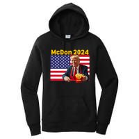 Mcdon 2024 Funny Donald Trump French Fry Cooking Fries Women's Pullover Hoodie