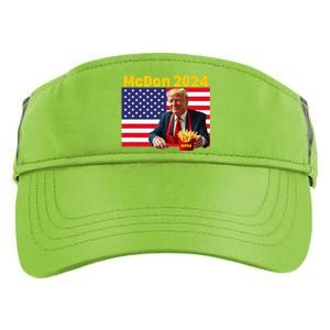 Mcdon 2024 Funny Donald Trump Cooking Fries Adult Drive Performance Visor