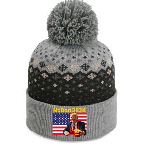 Mcdon 2024 Funny Donald Trump Cooking Fries The Baniff Cuffed Pom Beanie