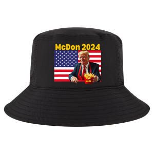 Mcdon 2024 Funny Donald Trump Cooking Fries Cool Comfort Performance Bucket Hat