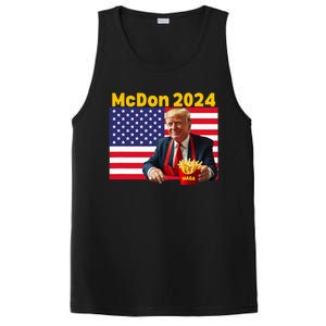 Mcdon 2024 Funny Donald Trump Cooking Fries PosiCharge Competitor Tank