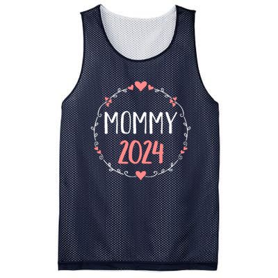 Mommy 2024 For Pregnancy Announcement Mesh Reversible Basketball Jersey Tank