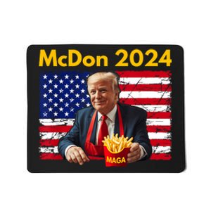 Mcdon 2024 Funny Donald Trump French Fry Cooking Fries Mousepad