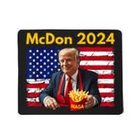 Mcdon 2024 Funny Donald Trump French Fry Cooking Fries Mousepad