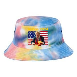 Mcdon 2024 Funny Donald Trump French Fry Cooking Fries Tie Dye Newport Bucket Hat